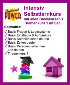 Intensiv (alle Lenormand Basis Selbstlernkurse im Set