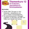 Lenormand Themen Kurs 12 - Grosse Tafel Eckkarten Jahresthema