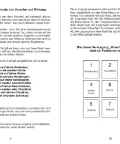 Kartenlegen lernen Karma deuten mit Lenormandkarten - Seite 9 und 10-min