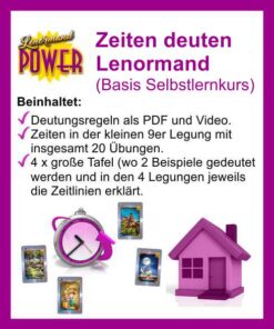 Zeiten deuten Lenormand Basis Selbstlernkurs