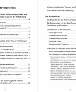 Lenormand Bildkarten Coaching Aufstellungen Seite 3und4