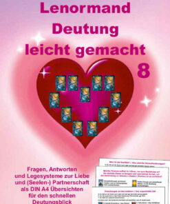 Spiralbuch Liebe - lenormand deutung leicht gemacht 8