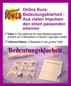 Kurs Bedeutungsklarheit bei vielen Deutung Impulsen