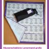 Textil Haueserschablone Lenormand 8x4