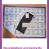 Textil Haueserschablone Lenormand 9x4 (Bild1)