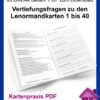 Kartenpraxis PDF 40 Vertiefungsfragen - Lenormand Deutung