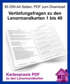 Kartenpraxis PDF 40 Vertiefungsfragen - Lenormand Deutung